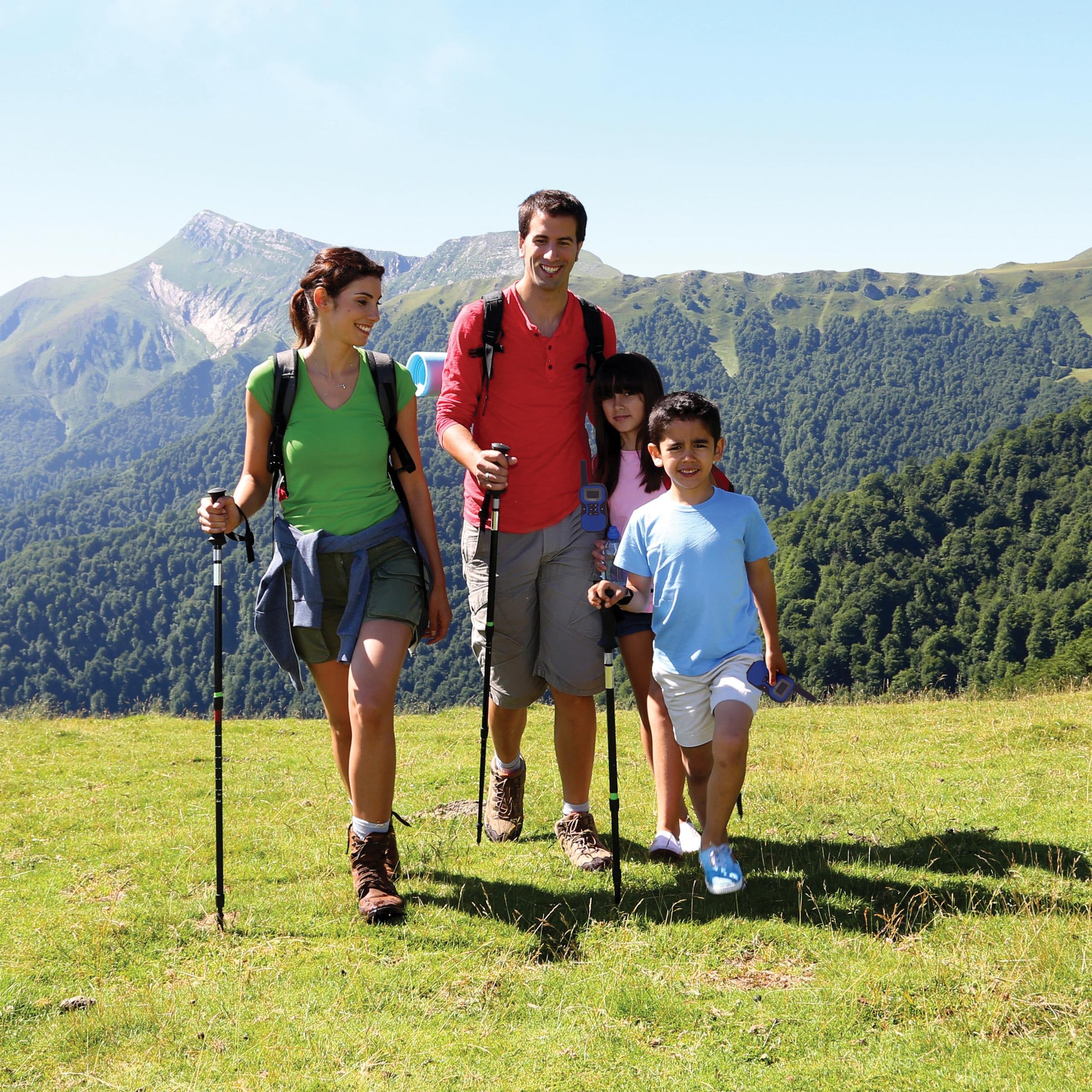 Lexibook, Walkie-Talkie Fino a 5 km, Blu Nero, TW60LXB