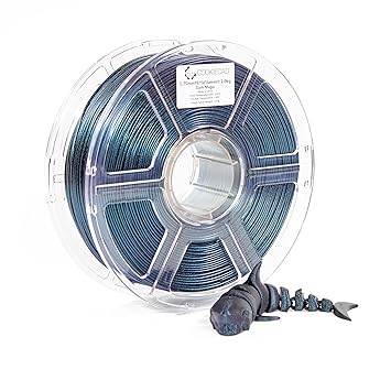 Cookiecad Dark Magic PETG, Shiny, Iridescent Holographic PETG, 3D Printer Filament 1.75mm, 1kg
