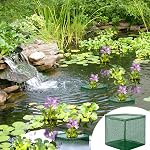 EBaokuup 4 Sacs de plantation d'étangs aquatiques Pcs, 7" Pot de plantes à mailles réutilisables, pot de plantes lys de la place verte respirant pour jardin de plantes de tourbières d'étang Plante terrestre