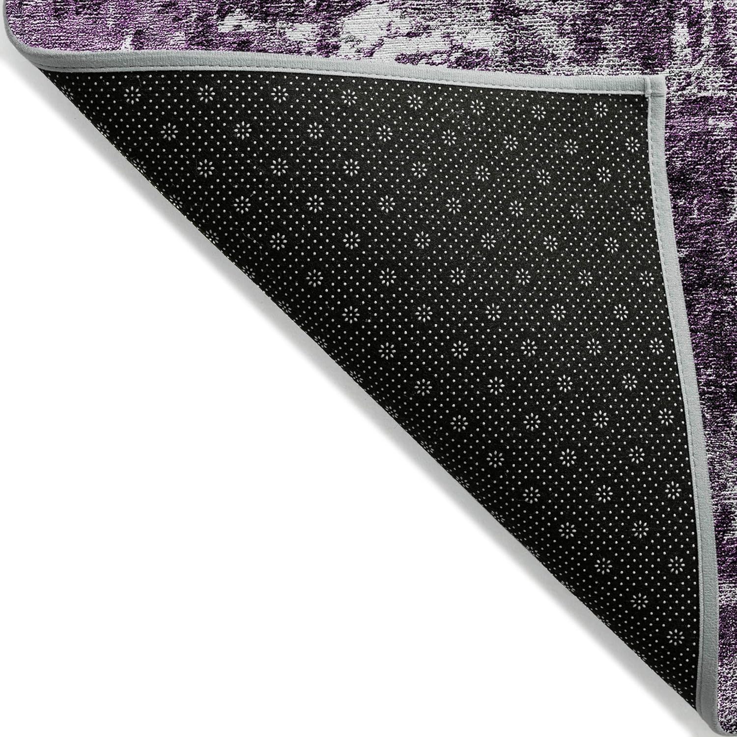 Addison Rugs Chantille ACN718 Eggplant 5' x 7'6" Indoor Outdoor Area Rug, Easy Clean, Machine Washable, Non Shedding, Bedroom, Entry, Living Room, Dining Room, Kitchen, Patio Rug