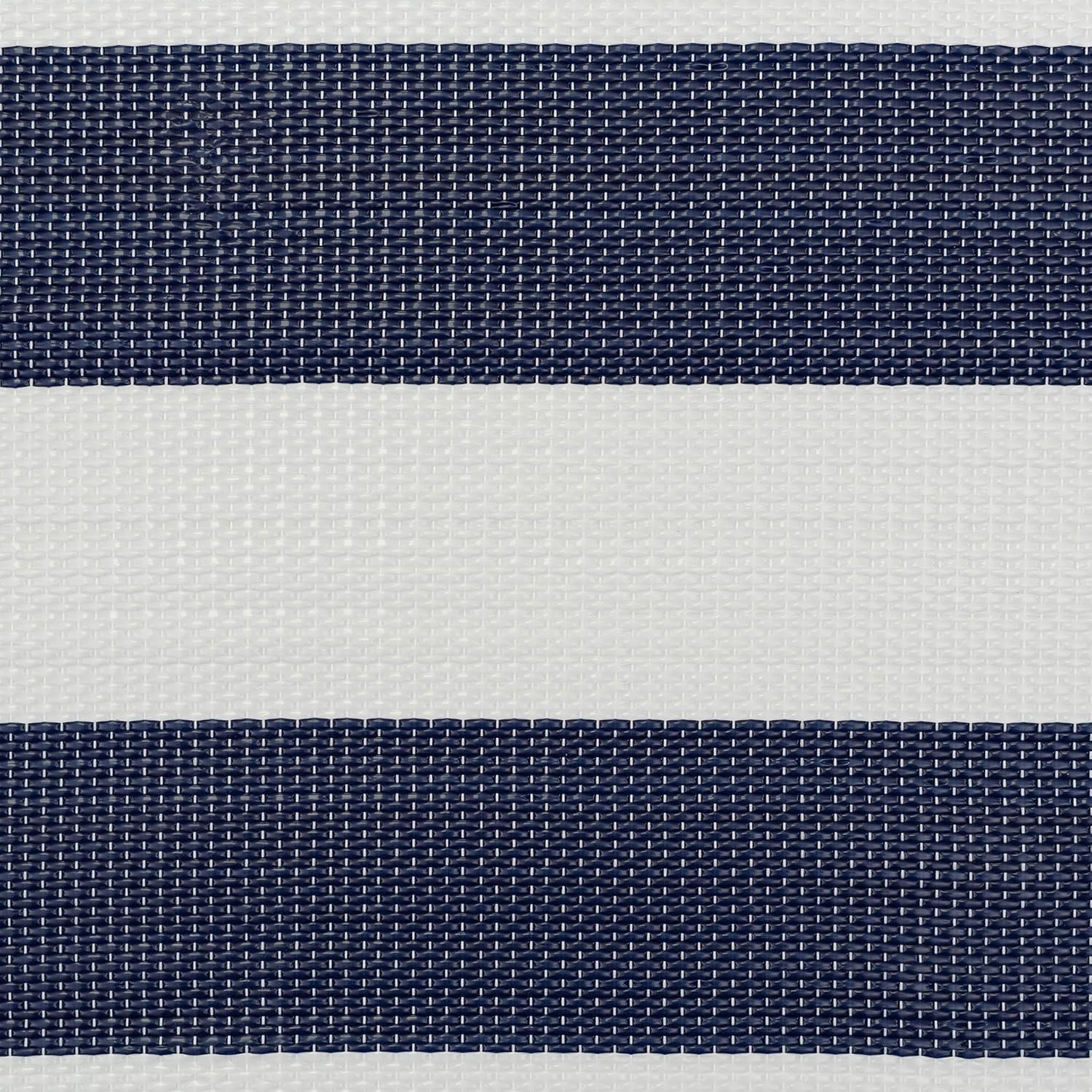 Plastic Straw Water Resistant Outdoor Rug 4x6 | Outdoor Rugs for Patio, Deck, Porch, Entryway | Fade Resistant Outside Area Rug | 4' x 5'11'' Navy