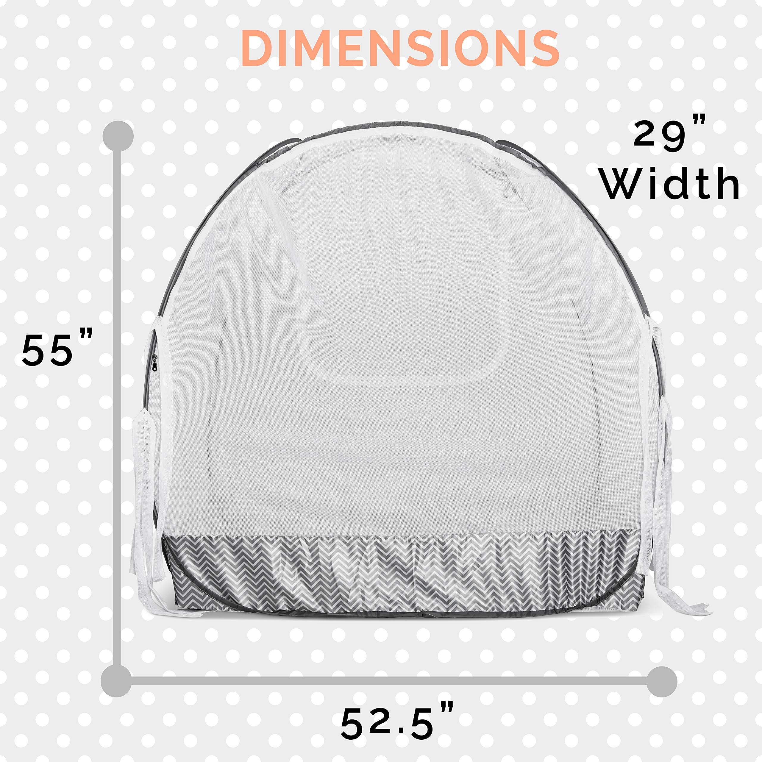 Snapklik.com : Crib Tent By Pro Baby Safety - Crib Topper Net