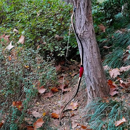 Miniatura 25 de AF - Arco recurvo turco de tiro con arco, arco tradicional laminado de alto rendimiento para caballos de caza para adultos, jóvenes, principiantes