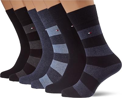 Tommy Hilfiger Classic Calcetines Hombre (Pack de 6)