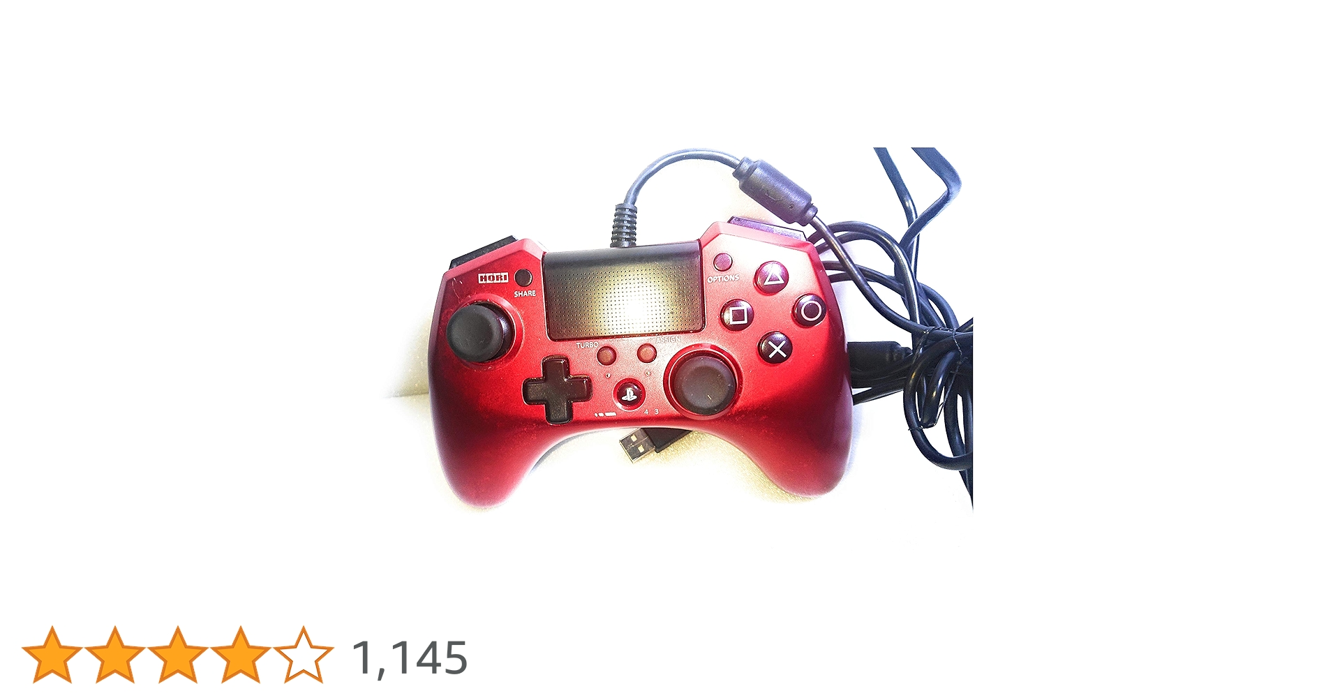 Amazon | 【連射機能搭載】ホリパッドFPSプラス for PS4 レッド