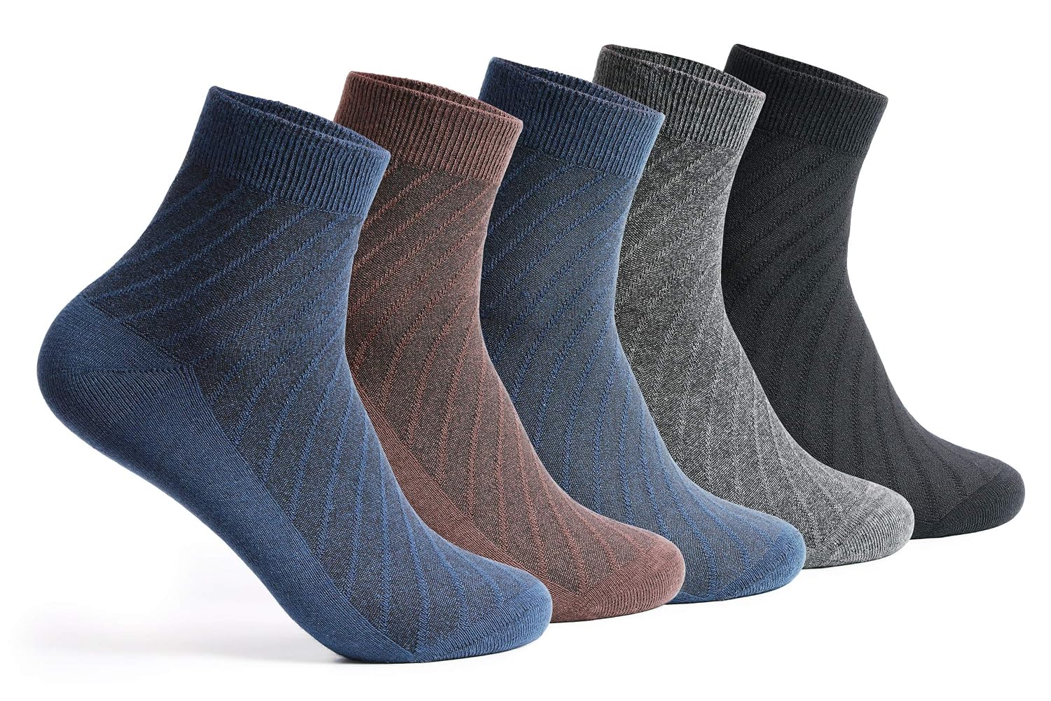 Supersox Ankle Socks for Men Combo, Made With Breathable, Anti Odour & Moisture Absorbent Combed Cotton with a Extra Durab...