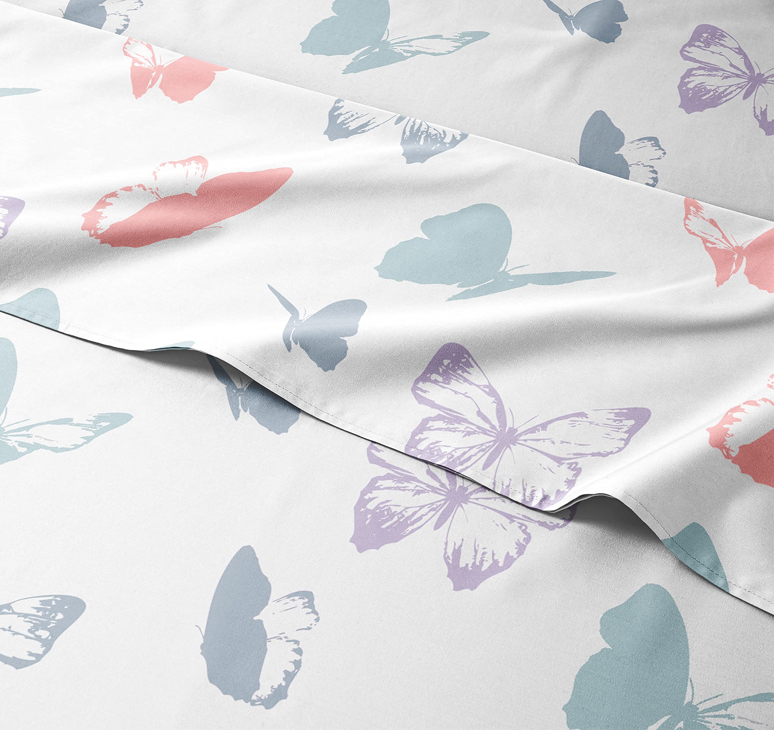 Buy Butterfly Sheet Set, Girl Sheets, Kids Sheets, Twin Size Kids
