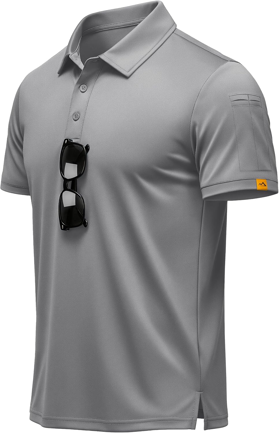 MAGCOMSEN Men's Polo Shirts Short Sleeve Dry Fit Moisture Wicking Golf Polos UPF 50+ Casual Collared T-Shirt