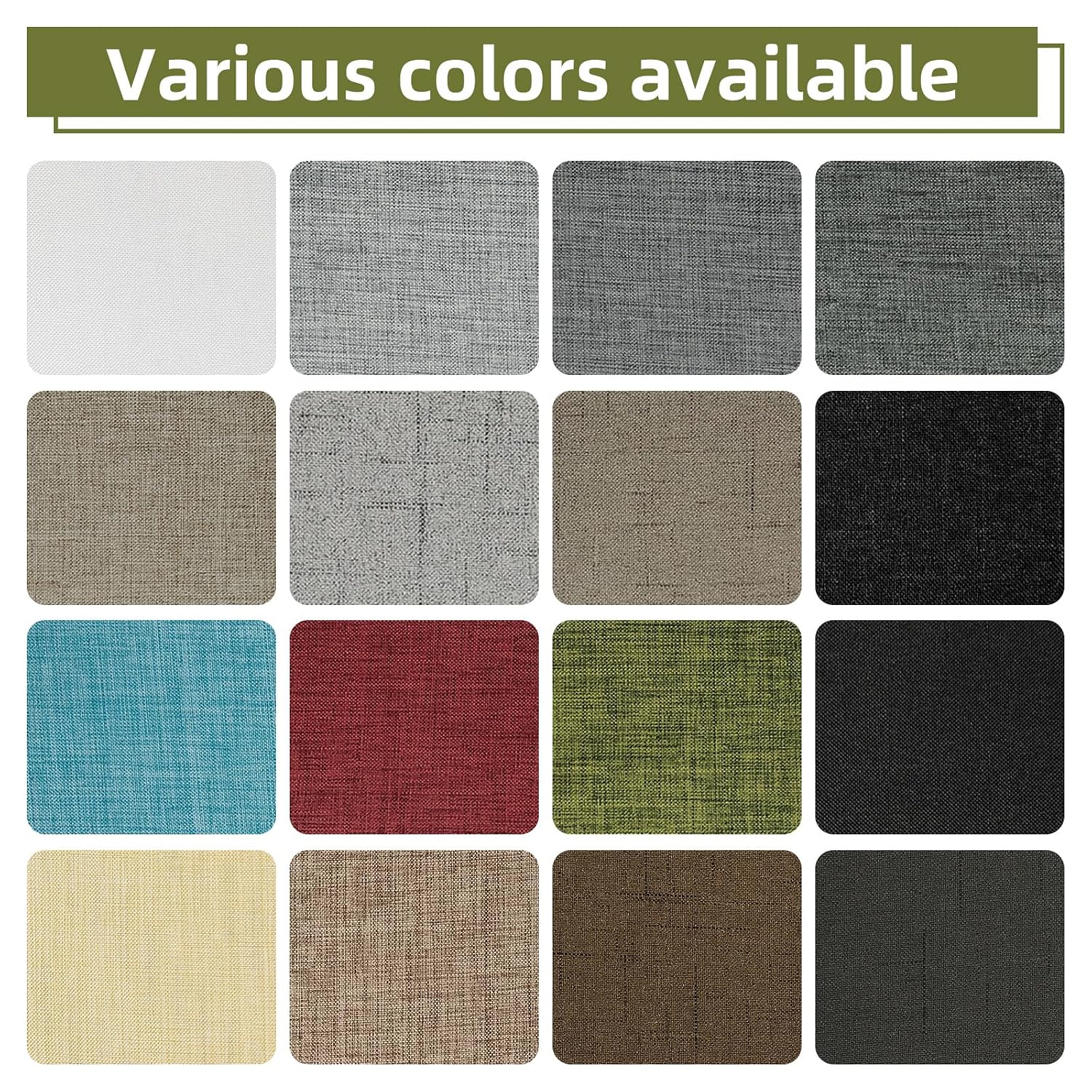2Pcs Self-Adhesive Linen Fabric Patches, Quick Repair for Sofas, Tents, Car Seats/8" x 11", Grey