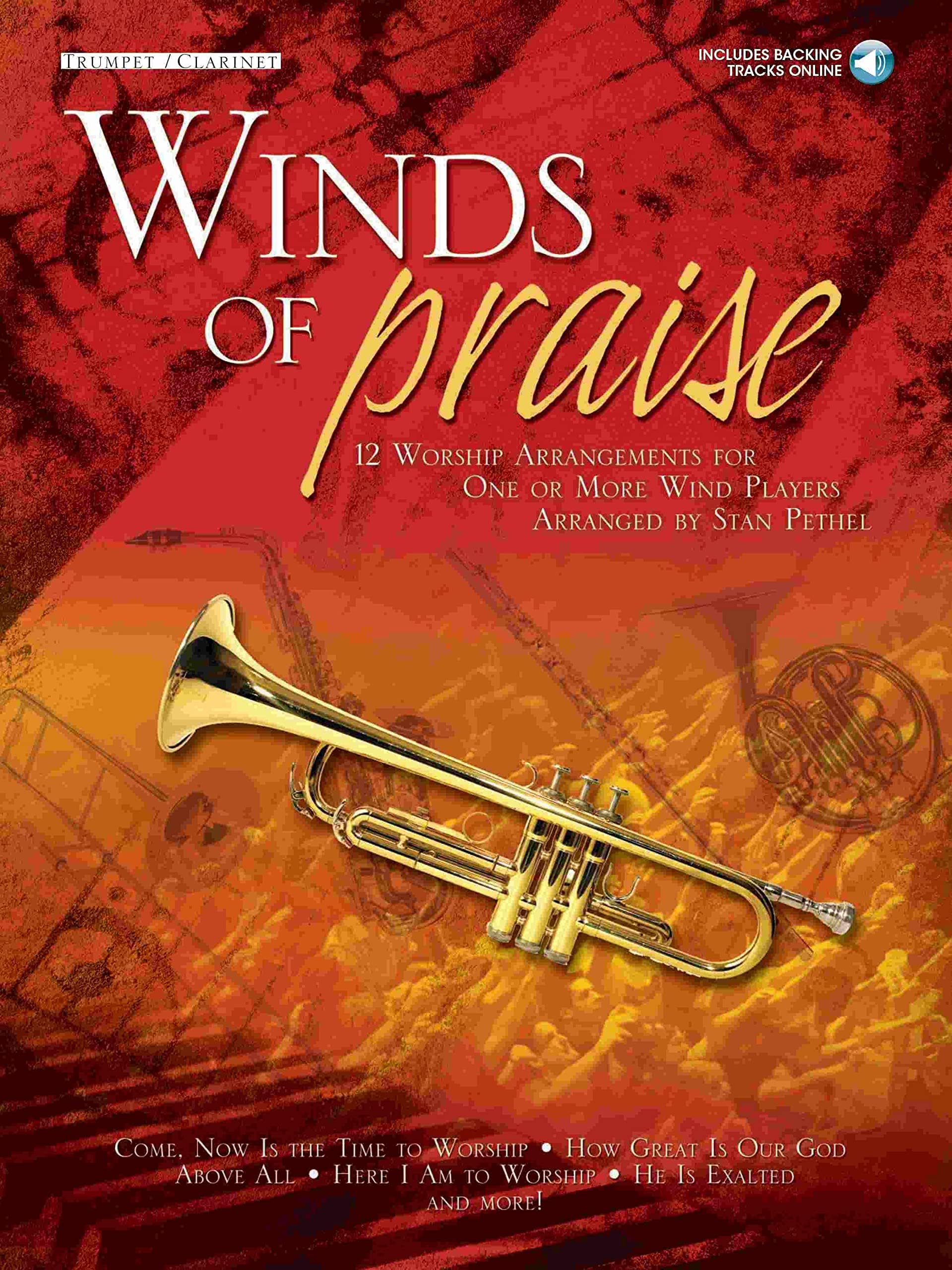 Winds of Praise for Trumpet/Clarinet Book/Online Audio
