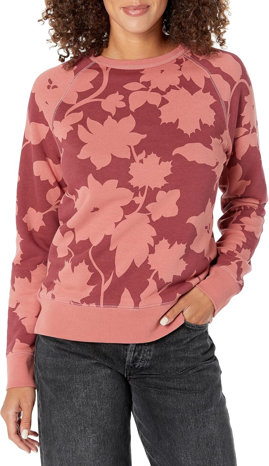 DOCKERS Women's Dockers® Women's Classic Fit Brushed Terry Icon Sweatshirt