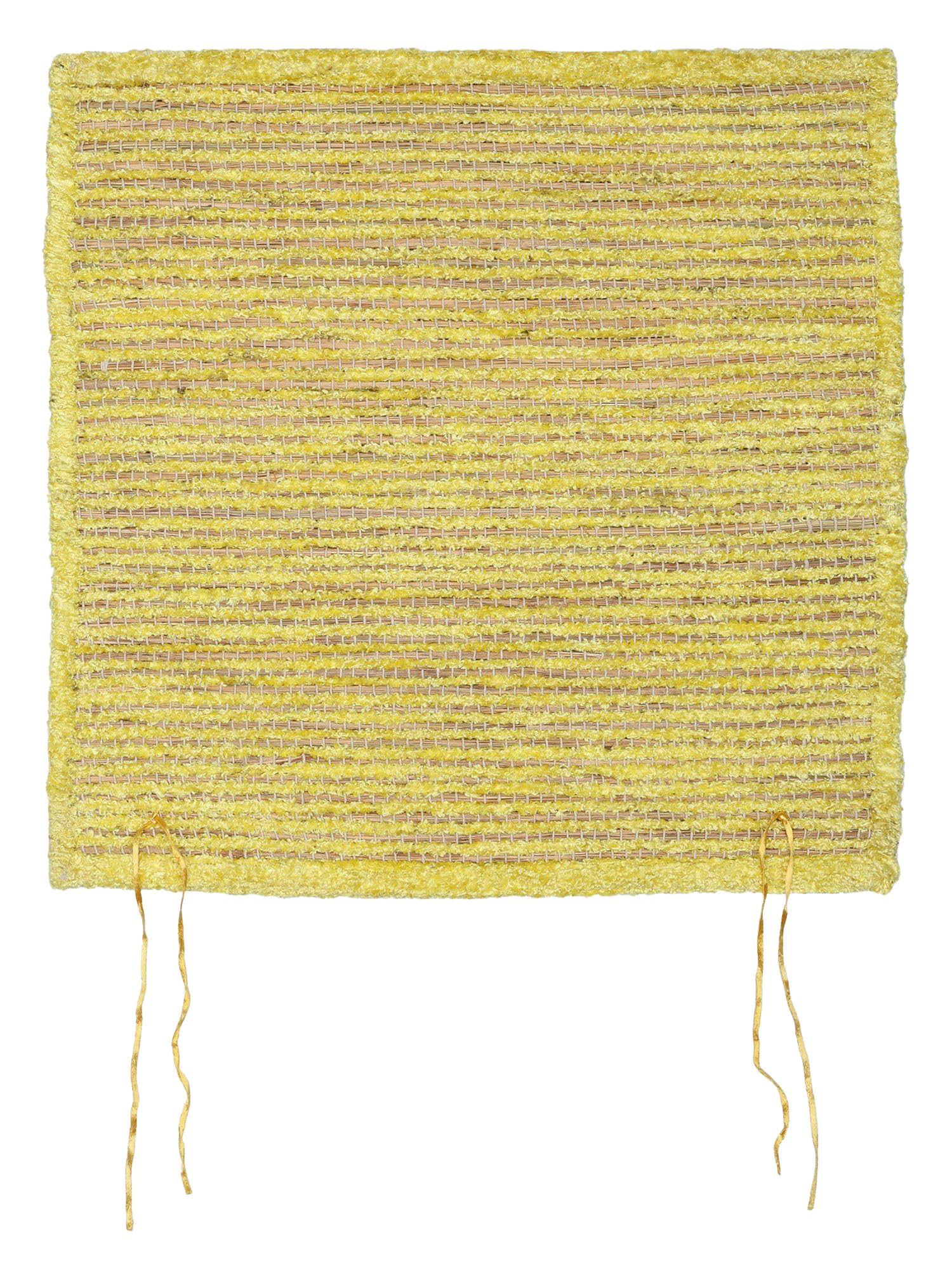 Exotic India Handcrafted Traditional Kusha and Silk Aasan Mat for Pooja & Meditation | Lightweight Eco Friendly Foldable Yoga & Japa Floor Spread for Mulipurpose Outdoor Use-image-41