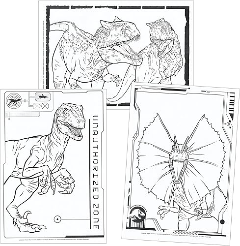 Miniatura 3 de Jurassic World - Libro para colorear y actividades jumbo, 64 páginas