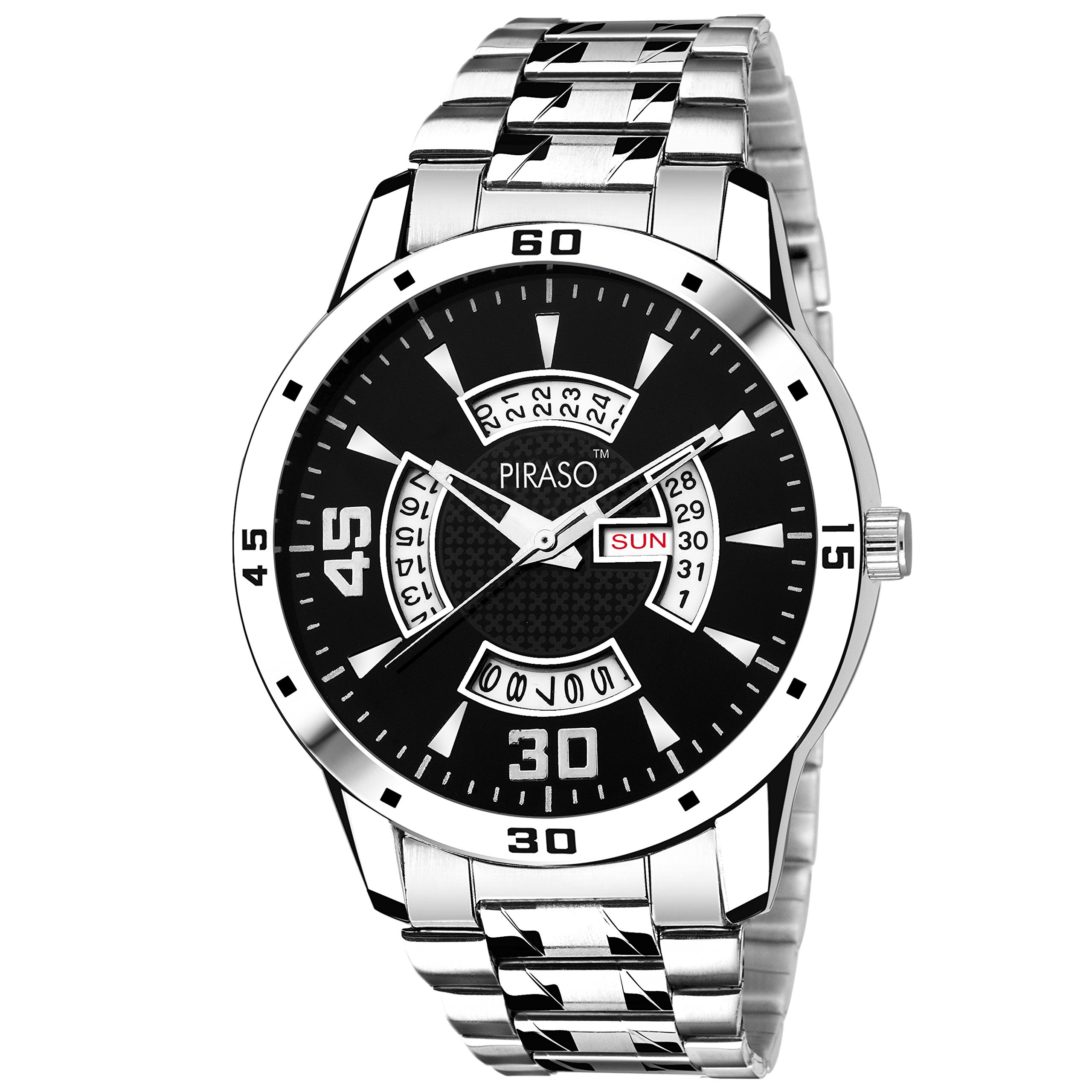 PIRASO Analog Day and Date Watch for - Men (B07DZNXNYT) Amazon Price History, Amazon Price Tracker
