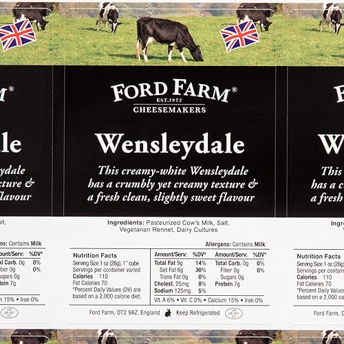 Miniatura 8 de Wensleydale - Rueda entera de queso inglés 9 libras