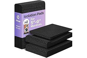 Pair of Studio Monitor Isolation Pads: Elevate Your Audio Performance