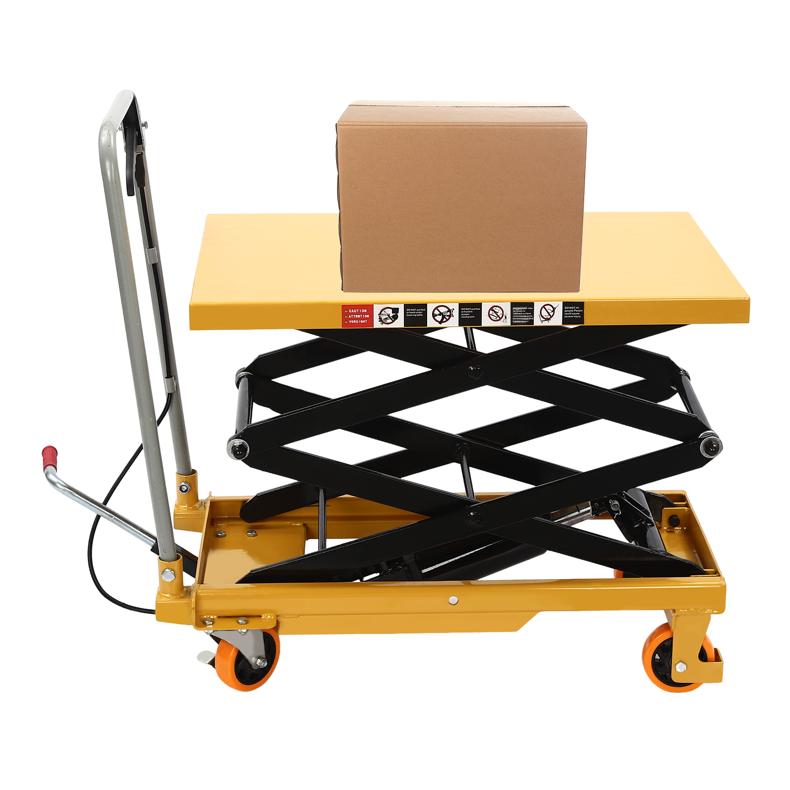 Amazon.com: Hydraulic Lift Table Cart, 770LBS Capacity Double