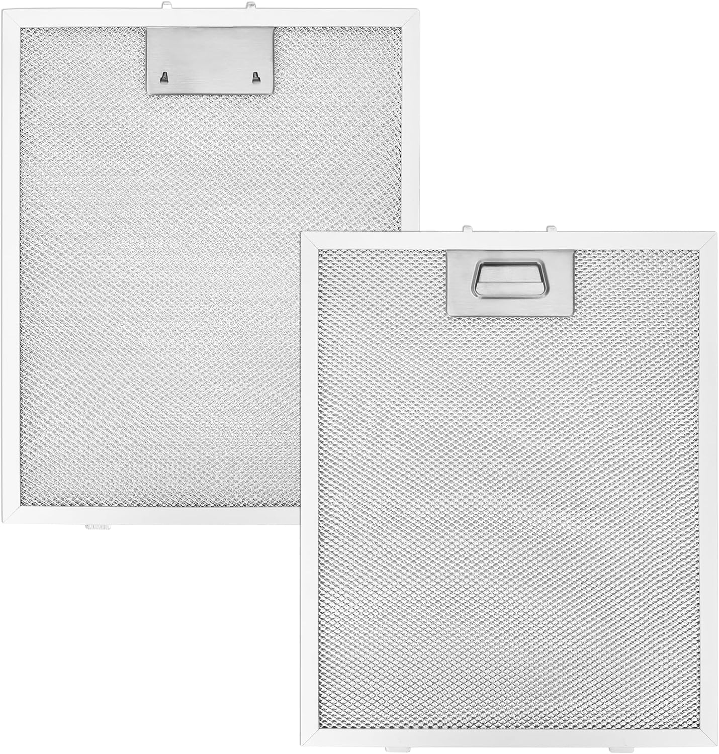 2PCS Aluminum Range Hood Filter Replacement,10.24" x 12.6" Stove Hood Vent Filter,5-Layer Aluminum Mesh Fit for Most Kitchen Ventilation Systems for Kitchen Overhead Exhaust Fan Blocks Grease