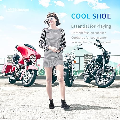 Miniatura 5 de Obtaom Zapatos de lino de alta calidad para mujer zapatos de lona casuales con cordones