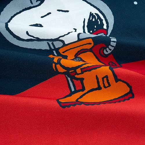 Miniatura 2 de Peanuts Snoopy Journey to Deep Space - Panel de tela de edredón gris de 36 pulgadas