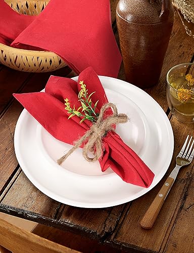 Miniatura 2 de Hausattire Servilletas reutilizables lavables 100% algodón de 18 x 18 pulgadas, servilletas de mesa, regalo de San Valentín para ella, decoración de