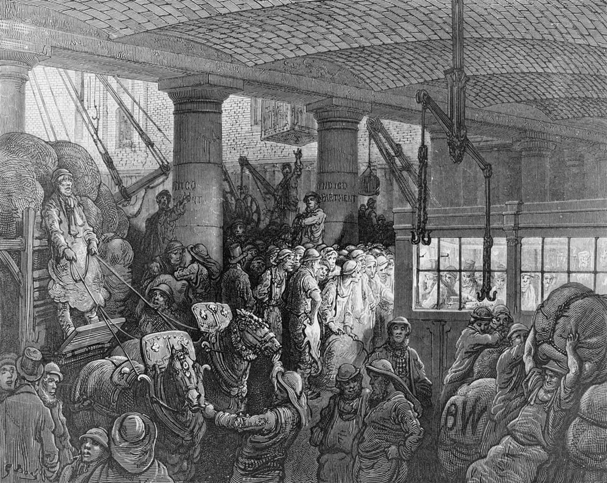 ARTXLXXBN Famous Prints Artwork Pictures Poster Painting Art a Riverside Street by Gustave Dore Artwork Landscape Pictures for Home Decor 60x90cm