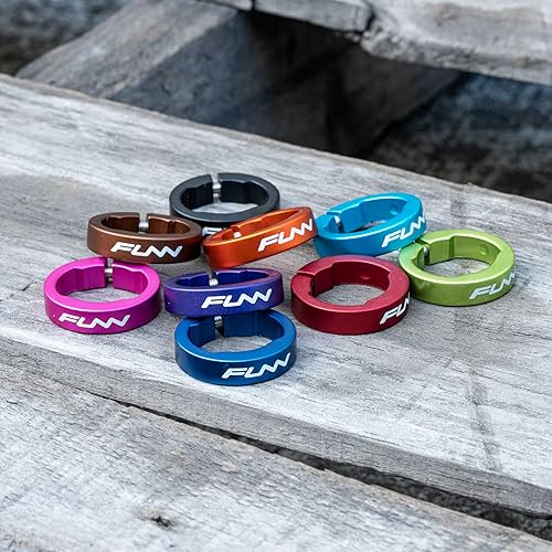 Miniatura 7 de Funn Anillos de sujeción de aleación para empuñadura, Holeshot, Combat, Combat II, Combat III MTB Grips, Anillos de bloqueo de agarre para asegurar