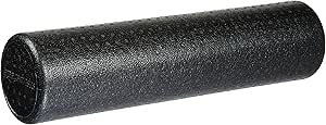 High Density Foam Roller for Exercise and Recovery, 24 Inches, Black