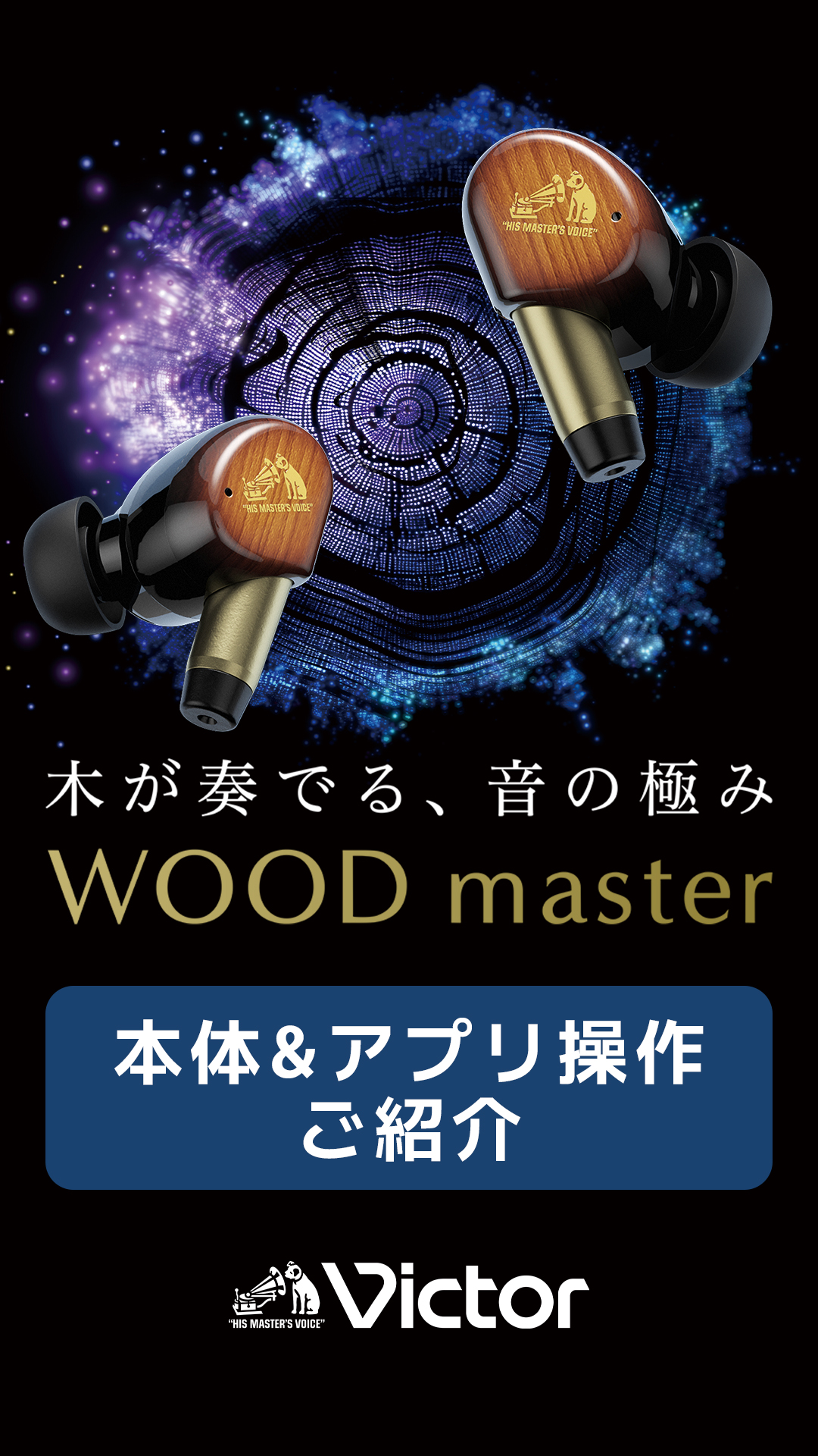 Amazon.co.jp: JVCケンウッド Victor WOOD master ワイヤレスイヤホン