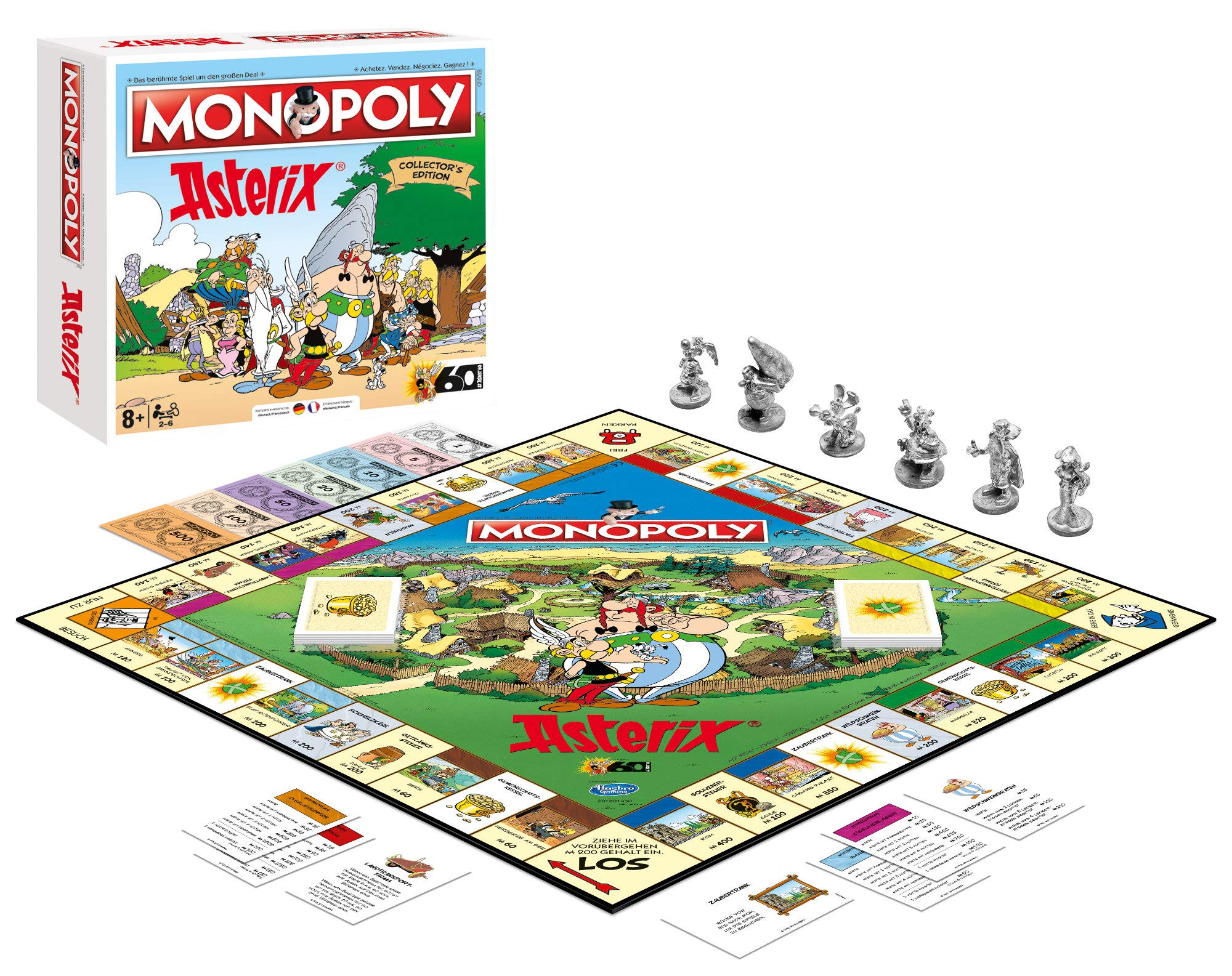 Monopoly Asterix - Gesellschaftspiel für Erwachsene und Kinder | Limited Collector Edition | Das beliebte Bettspiel für Fans - Ab 8 Jahren für 2-6 Spieler