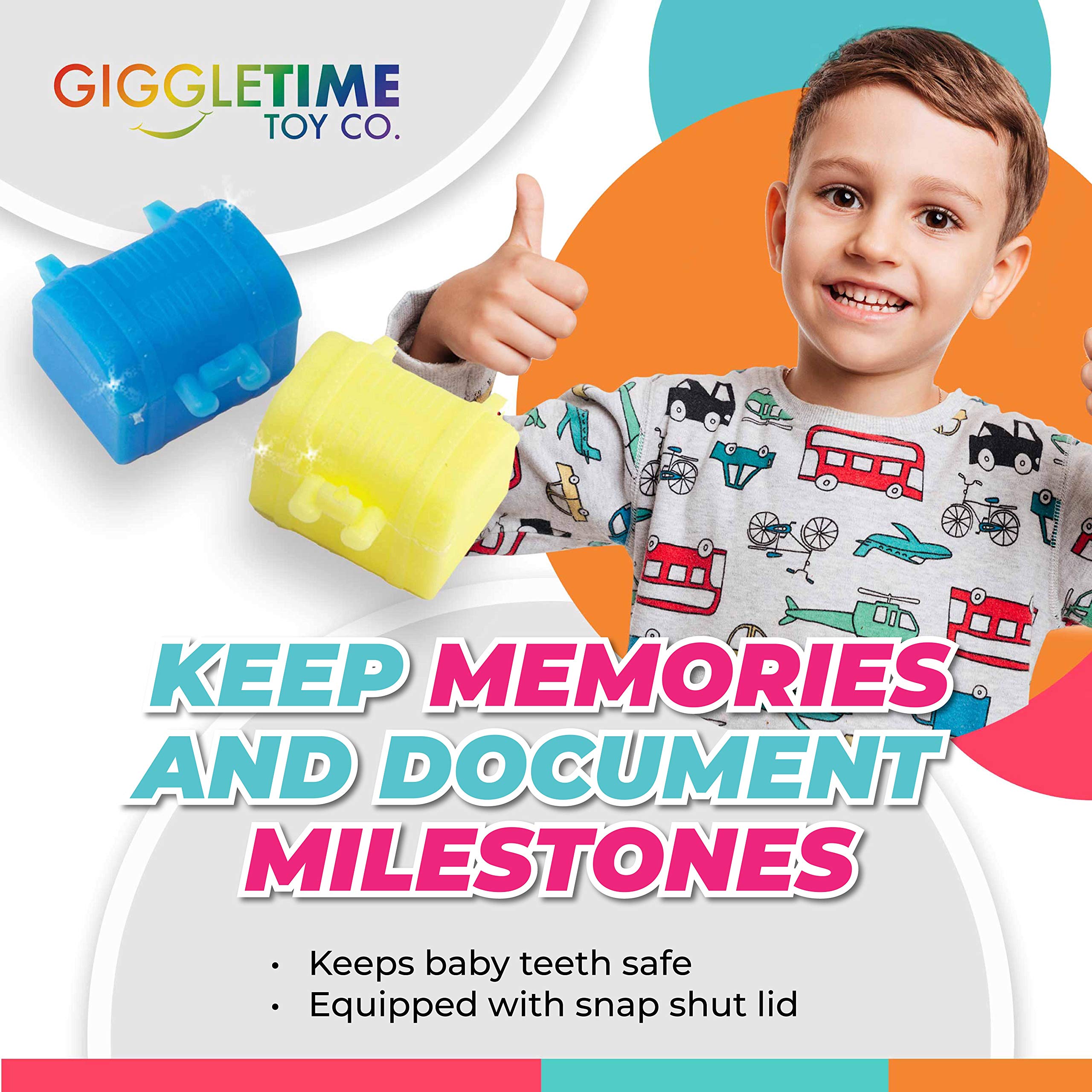 Giggle Time Tooth Keep Chest Assortment (144) Pieces Treasure Chest