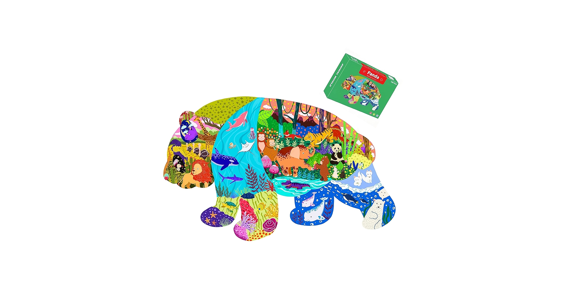 ぱんだ　07、39A、53、59、67、78 Amazon.com: PINU Jigsaw Puzzles for Kids Ages 3-5, 6-8, 8-10