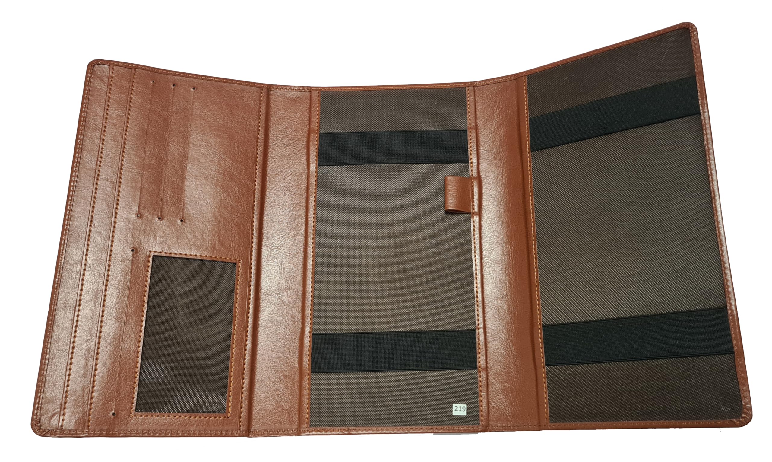 Essart Faux Leather Chequebook Case (AA-21219-Brown) 1
