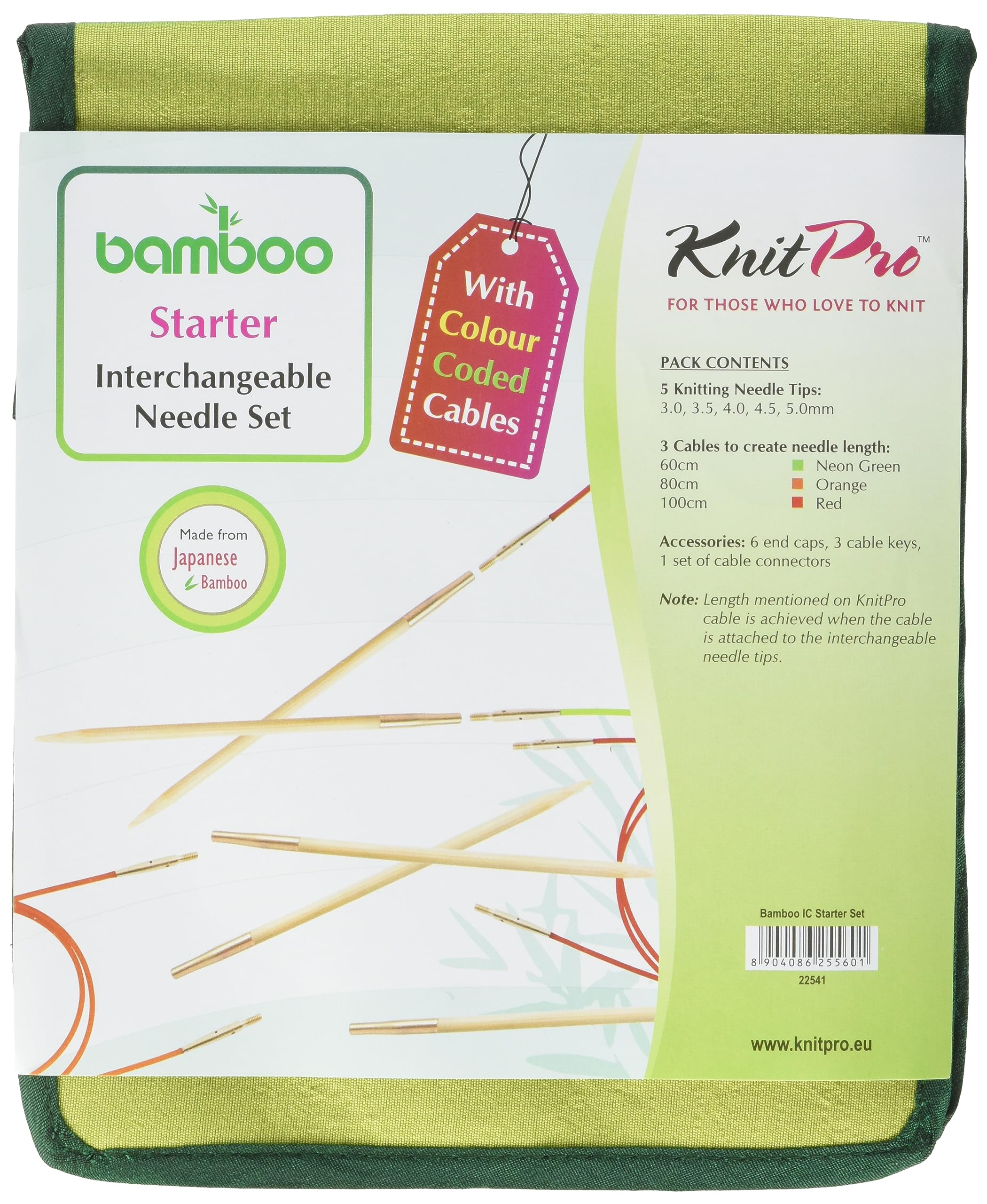 KnitPro - Bamboo Starter Intercambiabile a Maglietta Set di ago - 1 unità