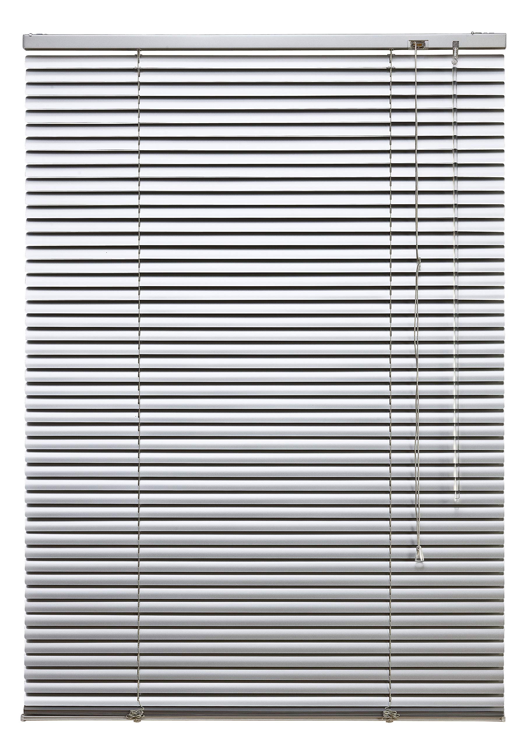 Unbekannt Alu Jalousie Silber - Breite 40 bis 240 cm - Höhe 130/160 / 220 cm - Tür Fenster Rollo Jalousette Aluminium Fensterjalousie Lamellen Metall (140 x 220 cm)
