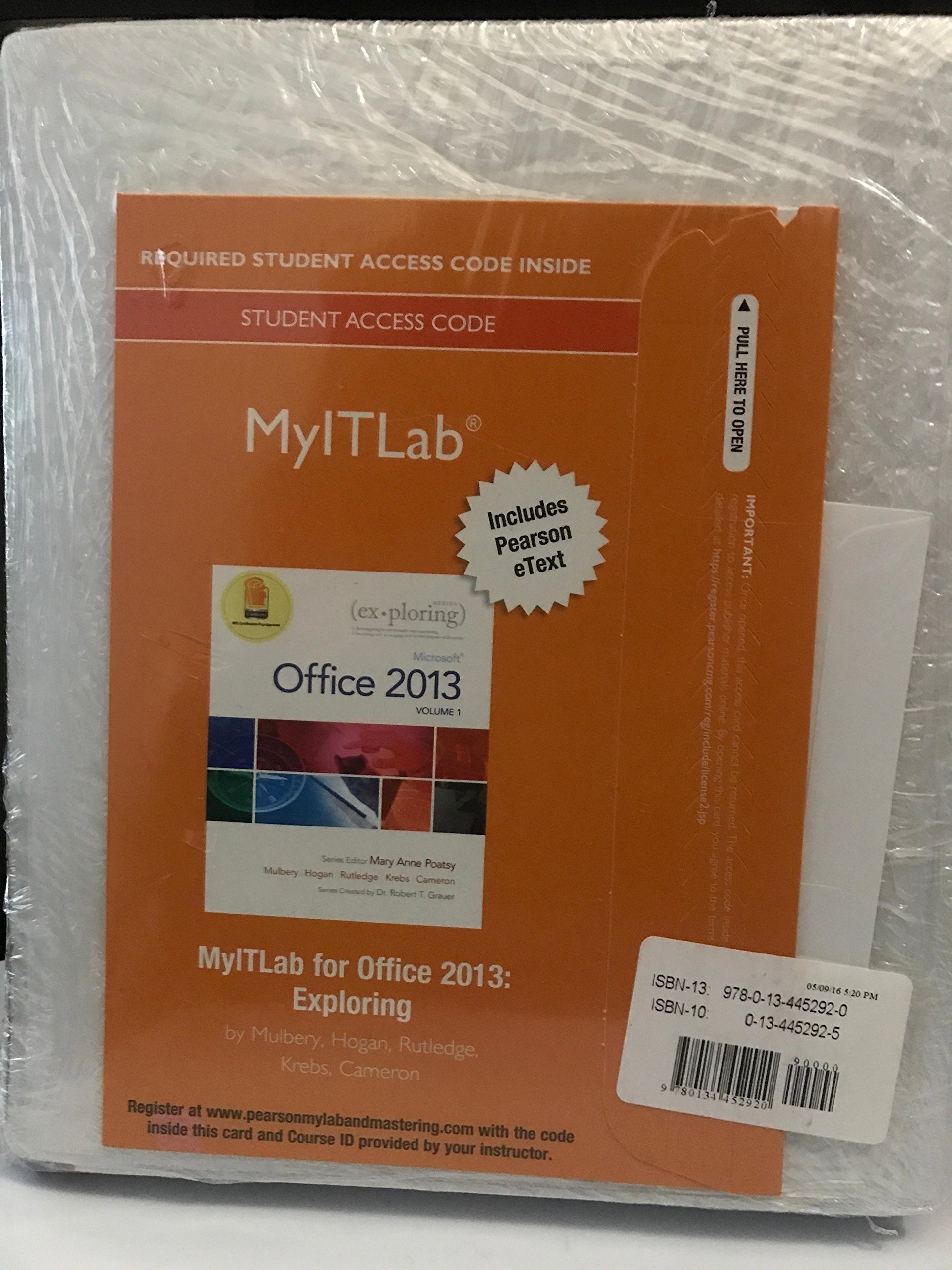 Exploring Microsoft Office 2013 + Myitlab With Pearson Etext + Office 2013 Home Premium Academic, 180-day Trial