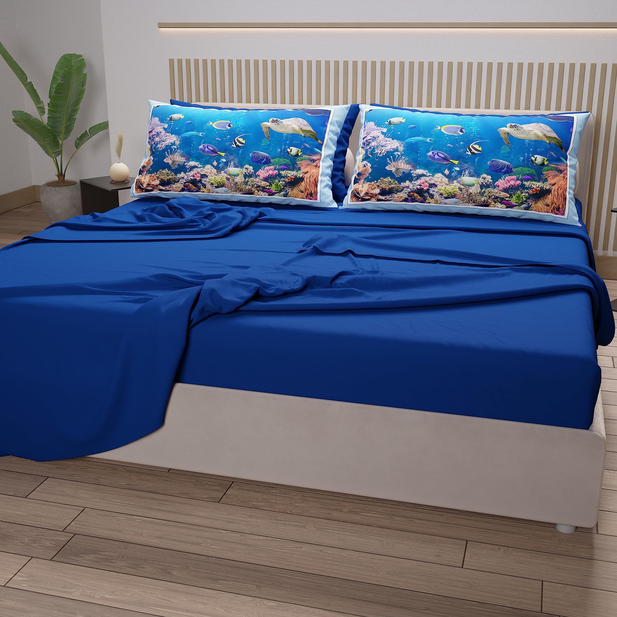 PETTI Artigiani Italiani, Cotton Sheets with Pillowcases in Digital Print - Image 3