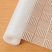 Vista 26 de Cooyes - Forro para estantes, revestimiento no adhesivo para cajones y gabinetes, papel EVA lavable a prueba de aceite para gabinetes de cocina