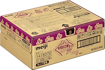 Meibalance Mini Cup Arg Mixed Berry Flavor 125ml x 12 Pack Meiji