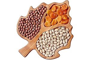 Maple Leaf Wooden Fall Cutting Board For Charcuterie Cheese Plate & Serving