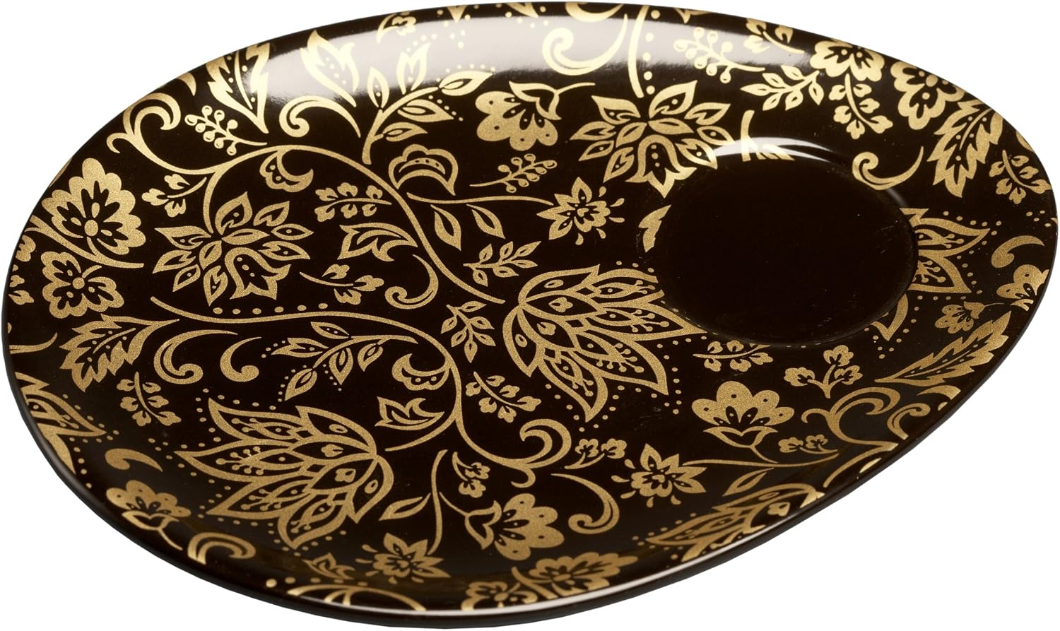 Signature Tea Time "Tea for One", 4-piece Tea Set, Black/Gold