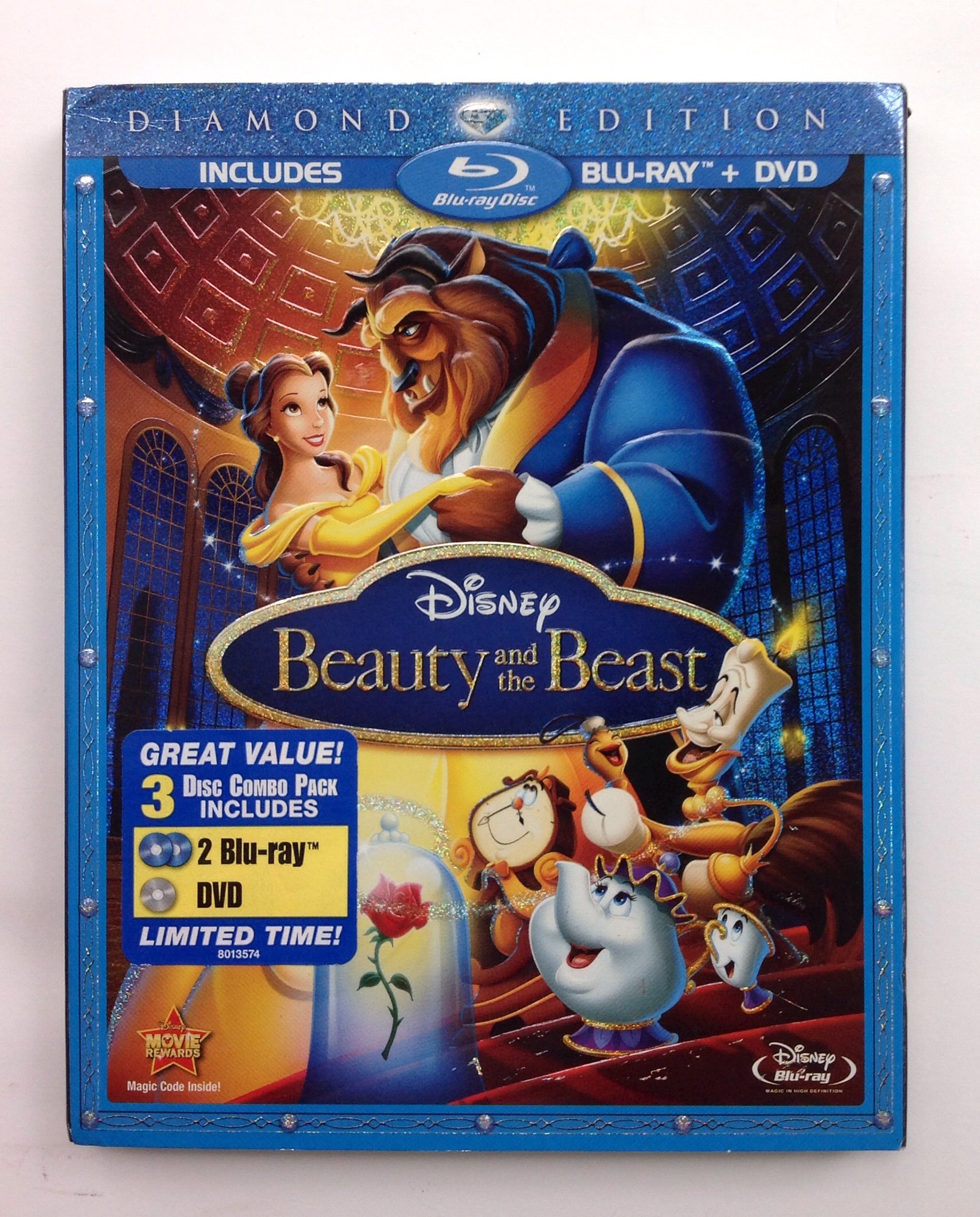 Beauty and the Beast (Three-Disc Diamond Edition Blu-ray/DVD Combo