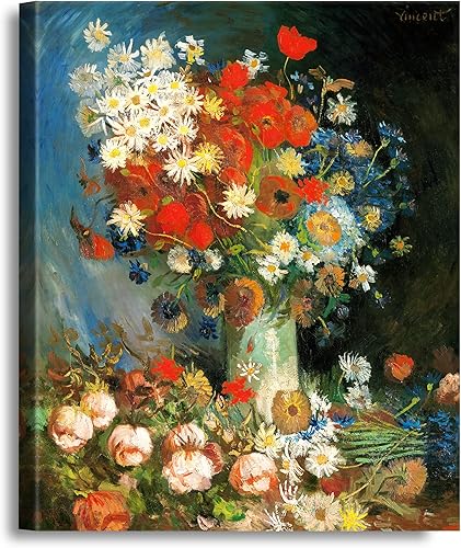 Miniatura 1180 de A&T ARTWORK The Starry Night de Vincent Van Gogh. Tamaño del marco: 36 x 30 pulgadas, tamaño de la imagen: 30 x 24 pulgadas, reproducciones clásicas