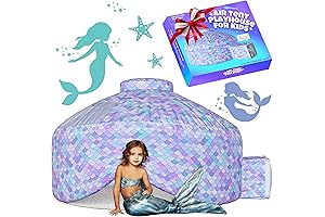 Skywin Air Tent Kids Fort Playhouse Fan Tent (Mermaid)