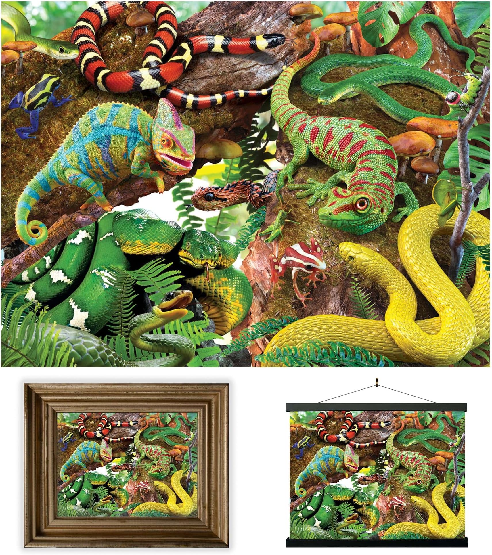 3D LiveLife Lenticular Wall Art Prints - Curious Creatures from Deluxebase. Unframed 3D Wildlife Poster. A perfect wall filler. Original artwork licensed from renowned artist, David Penfound