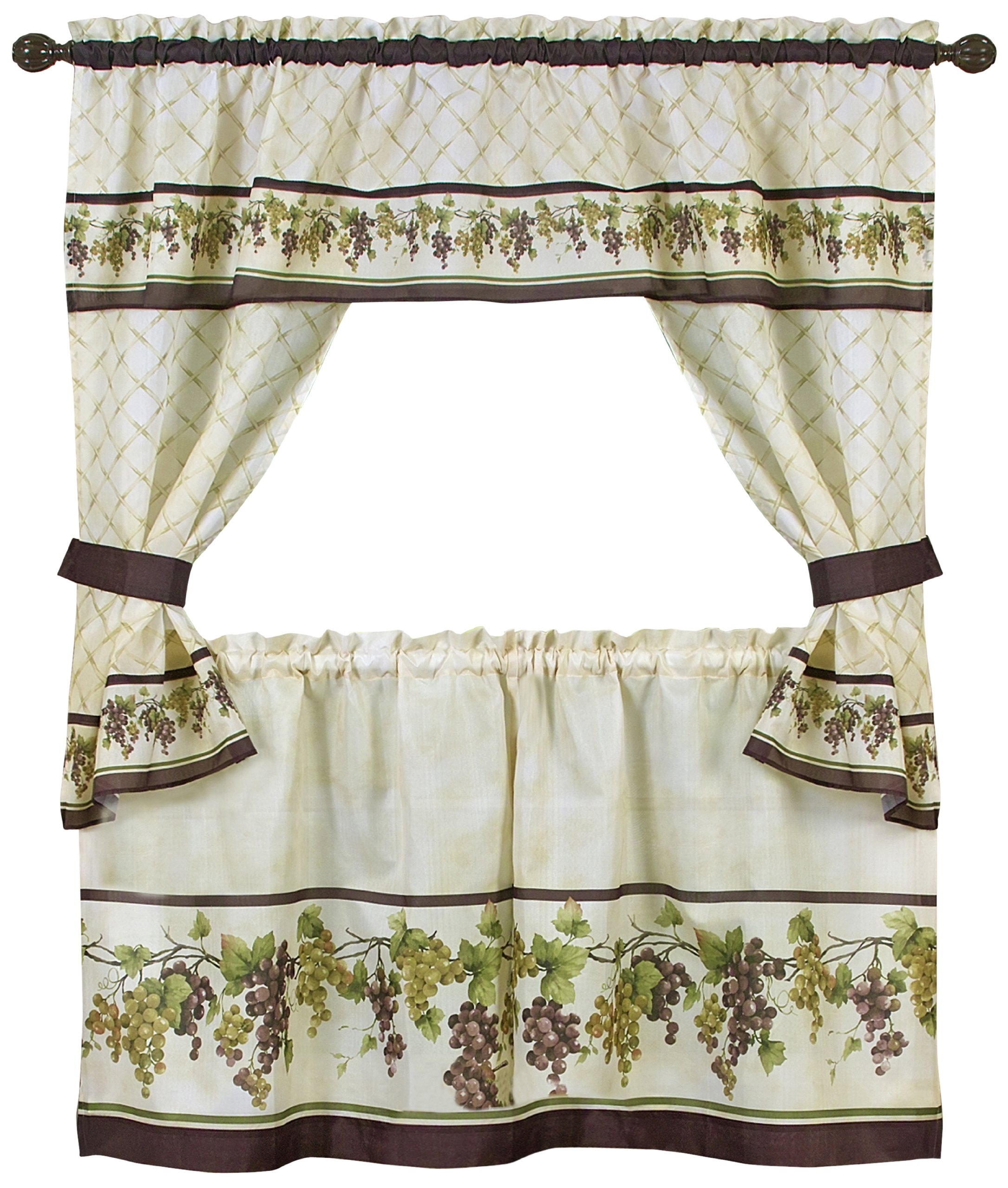 Achim Home Furnishings Tuscany - Printed Cottage Set - 57x24