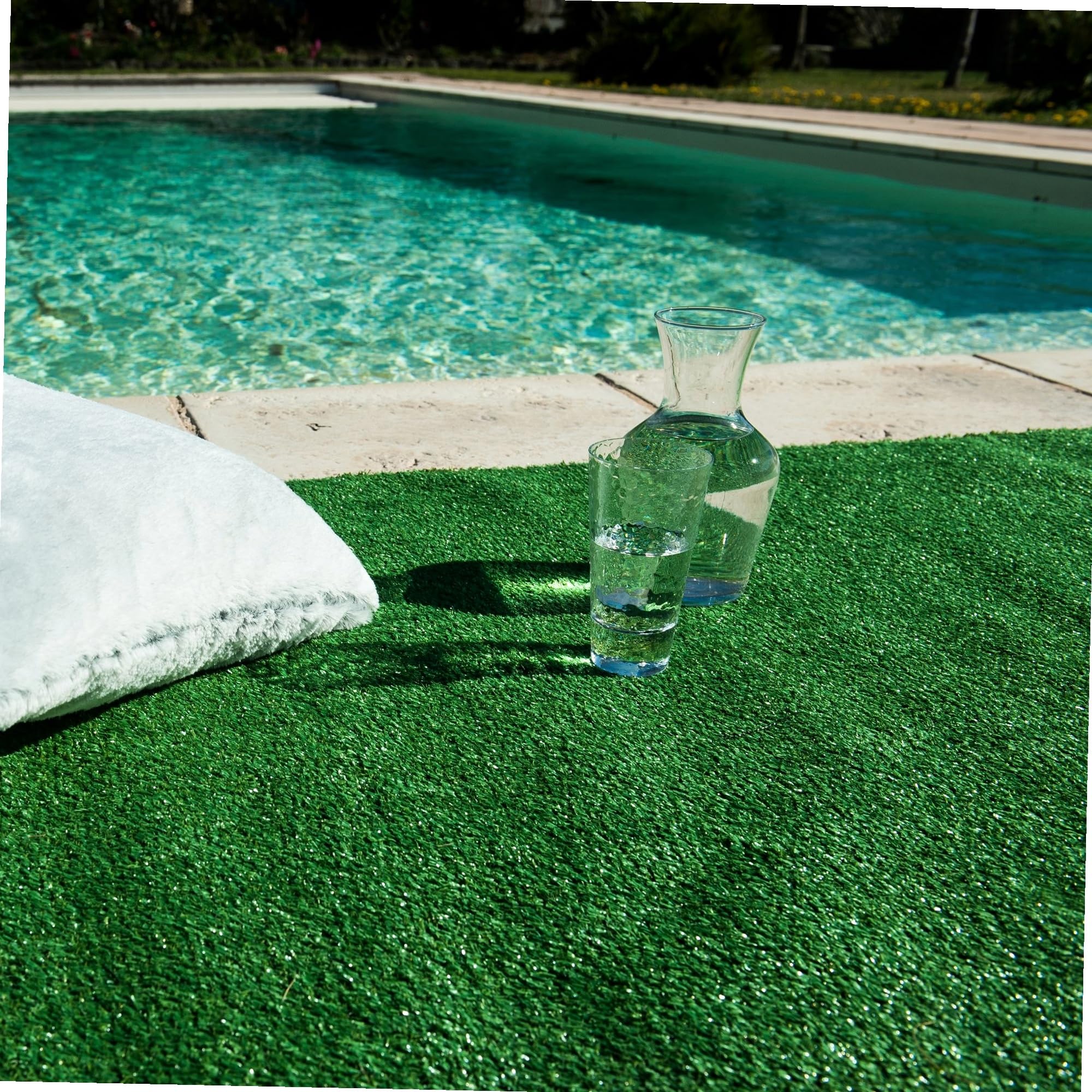 WERKA PRO Césped artificial 1 x 4 m, 4 m², verde