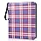 WOT I Trading Card Binder, 900 Pockets Baseball Card Binder Sleeves with Zipper, Double Sided Pockets Card Holder Carry Card Case for Baseball Card, Football Card, Scottish Style, Blue+Red
