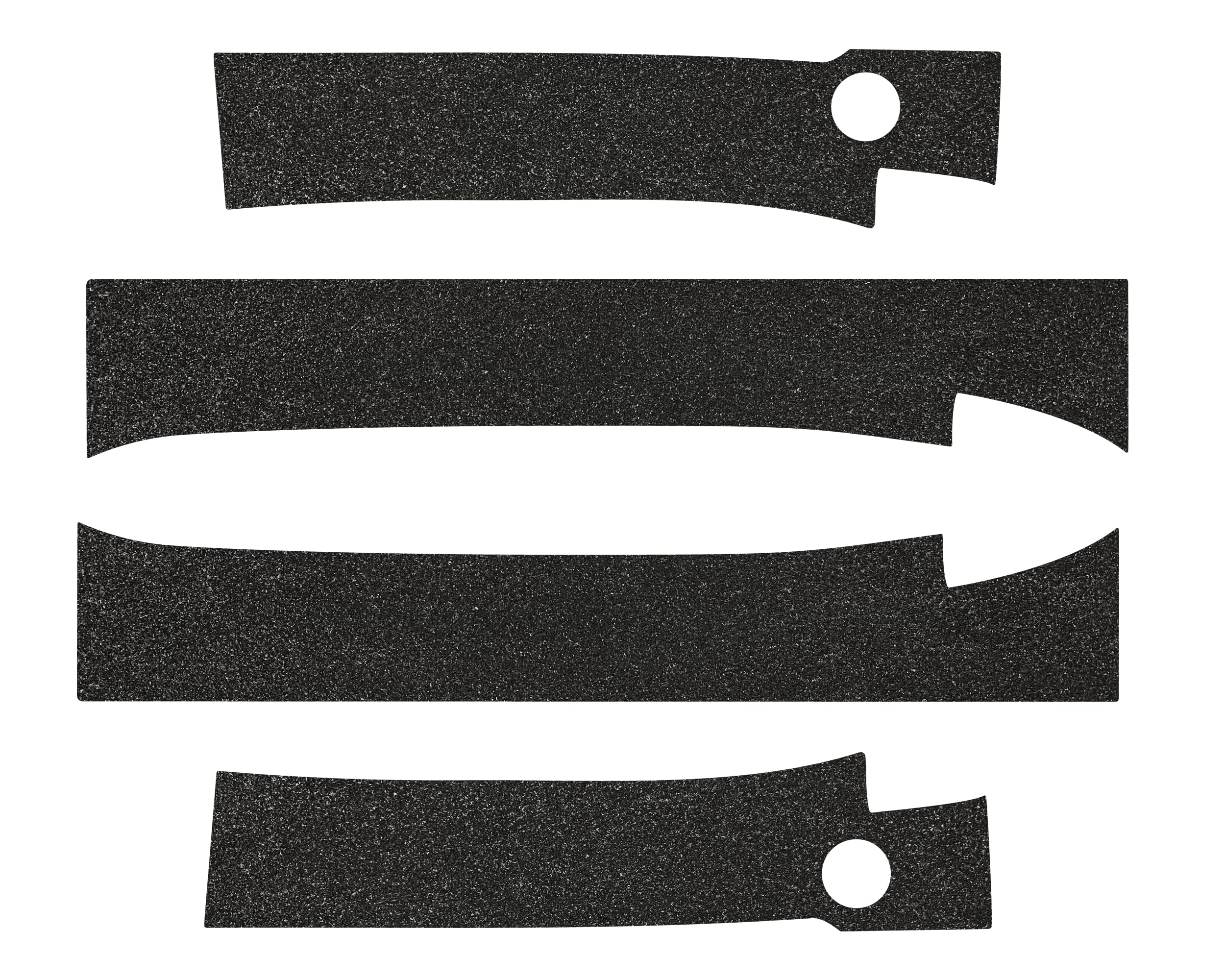 Custom Fit Door Sill Entry Protector Kit - Full Set (4pcs) for 2021 2022 2023 2024 2025 Ford F-150 F150 Crew Cab - Edge Guard Cover Anti Scratch Paint Protection Threshold Scuff Shield