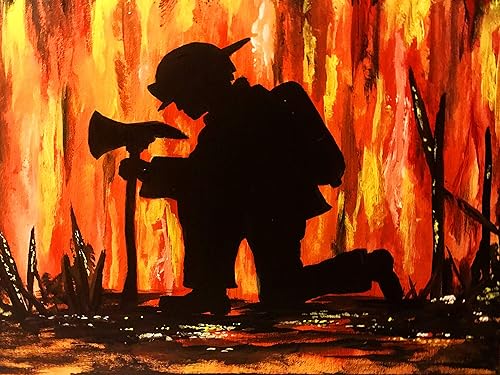 Buyartforless EDC416 24x18 Canvas Wall Art, Orange Buyartforless EDC416 24x18 Canvas Wall Art, Orange